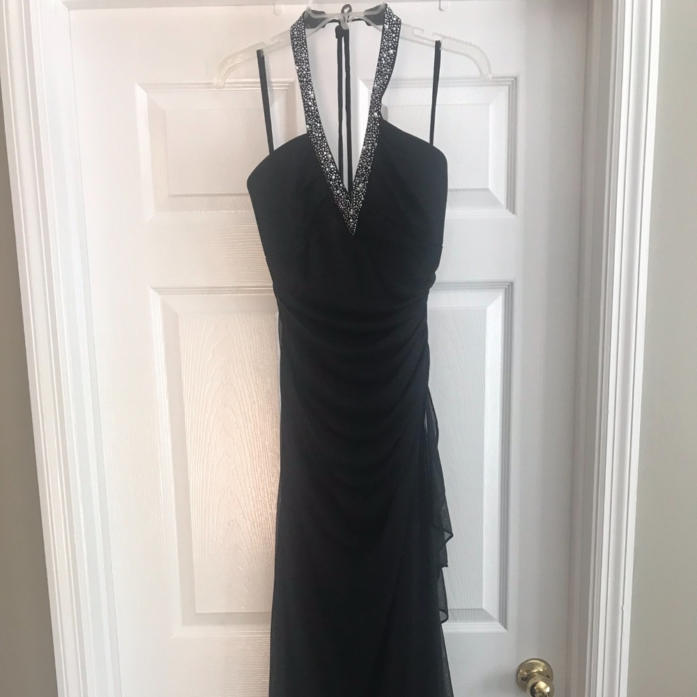 Black Beaded Gown